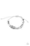 Modern Minimalism - Silver Urban Pull Tie Bracelet