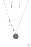 Mom Mantra - Silver Mom Short Necklace