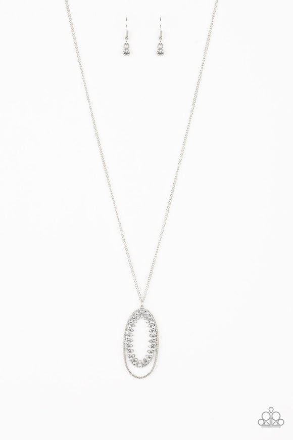 Money Mood - White Long Necklace