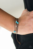 Mountain Treasure - Blue Urban Tie Bracelet