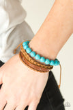 natural Resource - Blue Urban Tie Bracelet