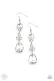 Once Upon A Twinkle - White Fish Hook Earrings. Fashion Fix Earrings May 2021