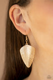 One of the Flock - Gold and Brass Feather fishhook Earrings