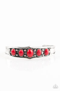 Highlander - Red Cuff Bracelet