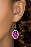 Imperial SHINE-ness - Pink Fish Hook Earrings