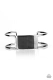 Set The Sheen - Black Gunmetal Cuff Bracelet