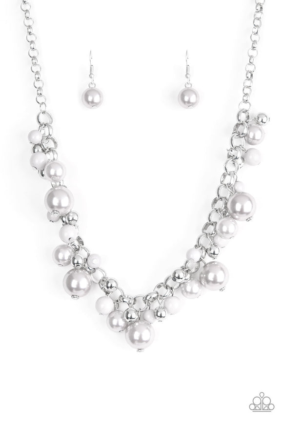 The Upstater - Silver Beads Short Necklace