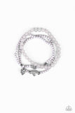 Really Romantic - Silver Heart Stretchy Bracelet