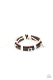 Rodeo Ringleader - Brown Urban Tie Bracelet