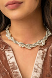 Royal Reminiscence - White Pearl Chocker Necklace. Fashion Fix Necklace March 2021