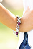 Royal Sweethearts - Purple Heart Clasp Bracelet