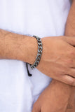 Rulebreaker - Black Gunmetal Urban Tie Bracelet