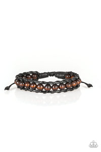 Rural Rover - Black Urban Tie Bracelet
