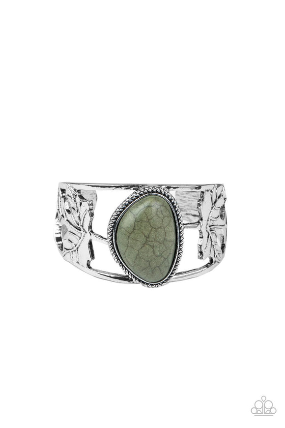 Sahara Seasons - Green Cuff Bracelet