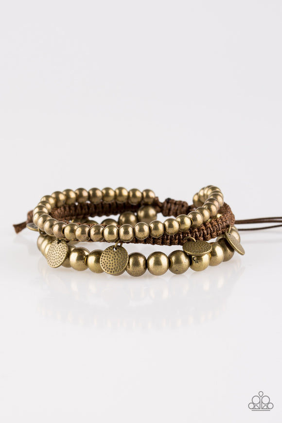 Seafaring Adventure - Brass Urban Tie Bracelet