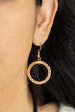 Spiralling Out of COUTURE - Gold Rings on a Black Suede Cord Short Necklace