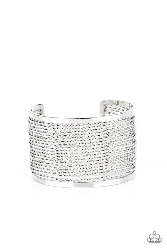 Stacked Sensation - Silver Cuff Bracelet