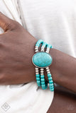 Simply Santa Fe - Blue/Turquoise - Silver Complete Trend Blend Fashion Fix Set - May 2022