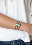 Stone Sahara - Green cuff Bracelet