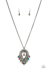 Teasable Teardrops - Multi Long Necklace