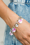 Teasingly Tie Dye - Multi Discs Clasp Bracelet - Fashion Fix Bracelet Oct. 2020