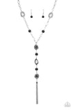 The Natural Order - Brown - Black Earthy Stones Long Necklace