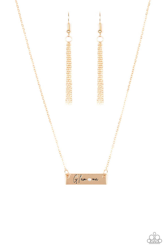 The GLAM-ma - Gold Grandma Short Necklace