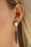 Totally Tran-QUILL - Copper Feather Post Earrings