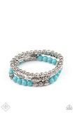 Simply Santa Fe - Blue/Turquoise - Silver Complete Trend Blend Fashion Fix Set February 2021