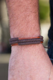 Trail Rage - Brown Urban Tie Bracelet