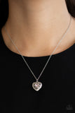 Treasures of the Heart - Pink Heart Short Necklace