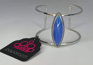 What You Seer Is What You Get - Blue Cuff Bracelet