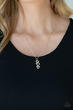 With All Your HEARTS - Gold Heart Short Necklace