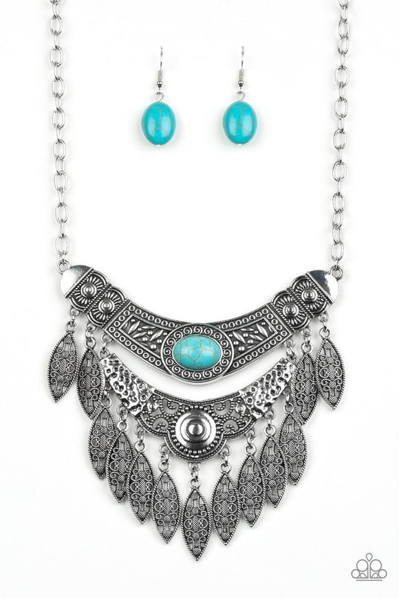 Island Queen - Blue Short Necklace