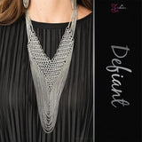 Defiant - Silver ZI Piece Long Necklace 2021