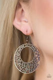 Wistfully Winchester - Black/Gunmetal - Copper Fishhook Earrings