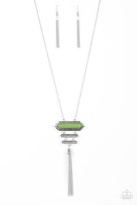 Rio Rendezvous - Green Long Necklace