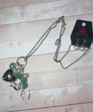 I Will Fly - Green Heart Long Necklace - Fashion Fix Exclusive