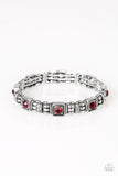 Metro Marvelous - Red Stretchy Bracelet