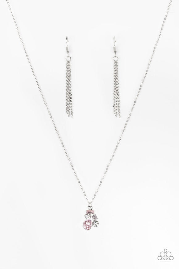 Time To Be Timeless - Pink Short Necklace