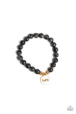 FAITH It, Till You Make It - Black Inspirational Stretchy Bracelet