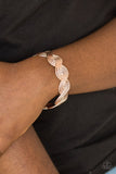 Braided Brilliance - Rose Gold Wires Braided Cuff Bracelet