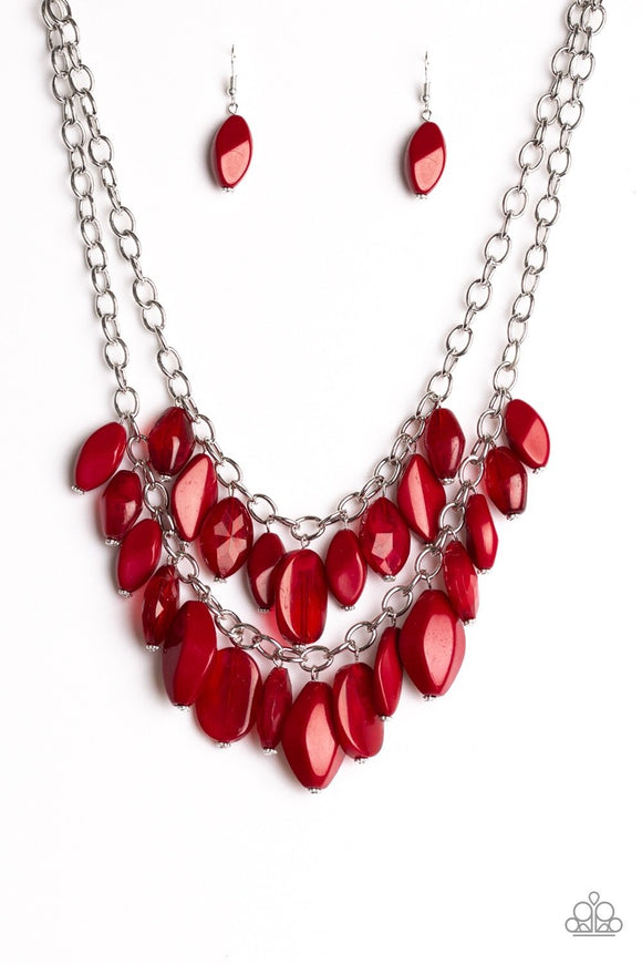 Royal Retreat - Red Short Necklace