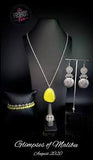 Glimpses Of Malibu - Yellow - Silver Complete Trend Blend Fashion Fix Set 2020