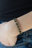 Link Tank - Brass Double Chain Cuff Bracelet