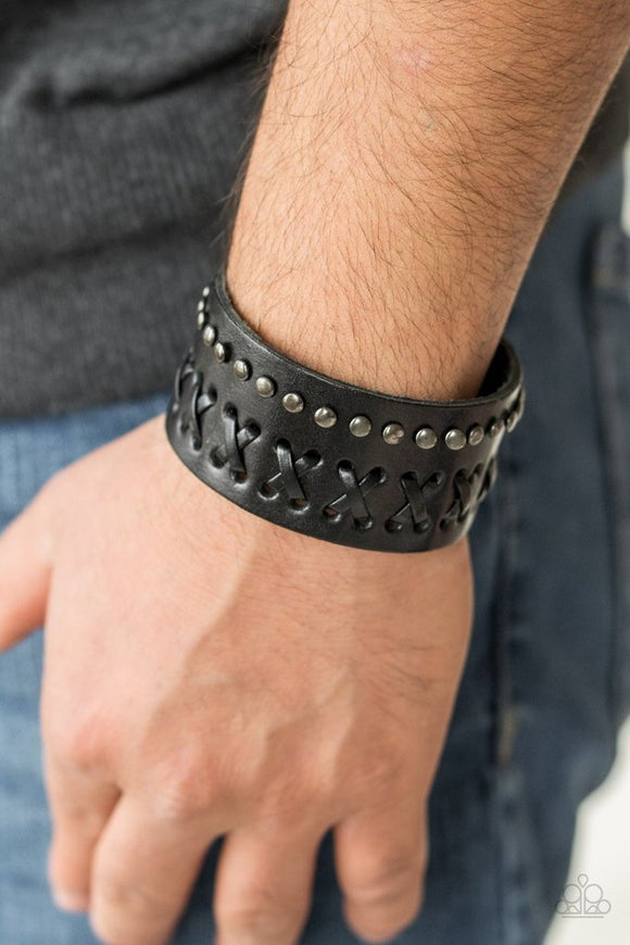 Recklessly Rebel - Black Urban Snap Bracelet