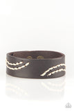 Rural Roamer - Brown Urban Snap Wrap Bracelet