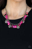 HURRICANE Season - Purple/Gunmetal - Pink/Gunmetal Short Necklace