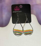 Mojave Mardi Gras - Multi Fish Hook Earrings - Fashion Fix Exclusive -  Paparazzi Accessories