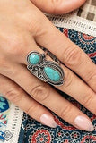 Simply Santa Fe - Blue/Turquoise - Silver Complete Trend Blend Fashion Fix Set - Jan 2022